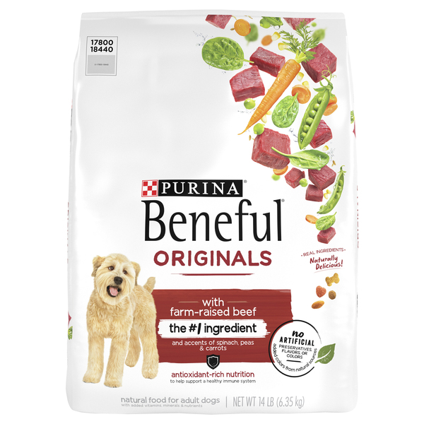 Beneful Dog Food, with Farm-Raised Beef, Natural, Original