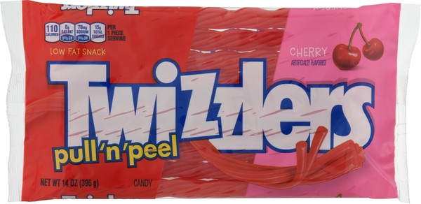 Twizzlers Candy, Cherry, Pull 'n' Peel