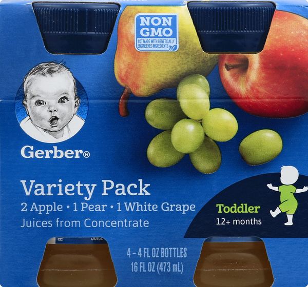 Gerber Juice, Toddler (12+ Months), Variety Pack