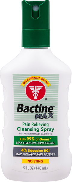 Bactine Cleansing Spray, Pain Relieving