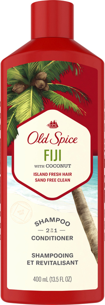 Old Spice Shampoo & Conditioner, 2 in 1, Fiji with Coconut