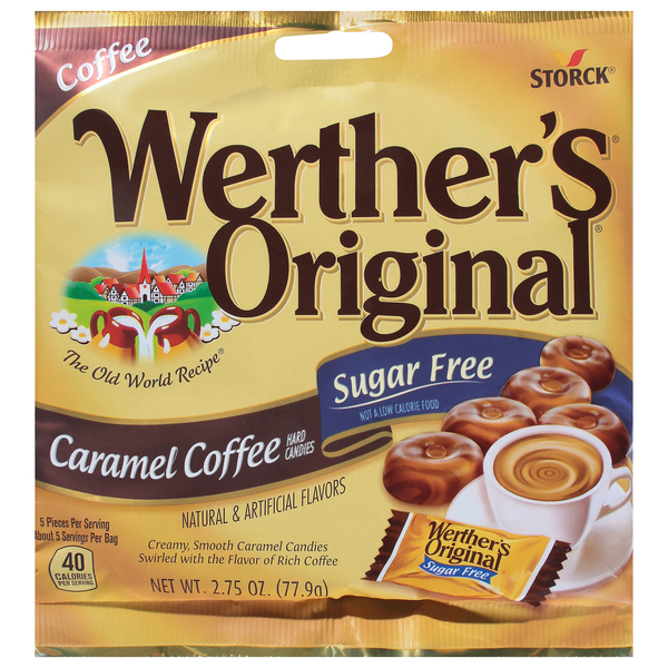 Werthers Original Hard Candies, Sugar Free, Caramel Coffee