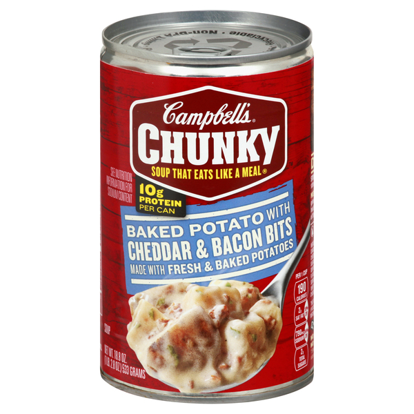 Campbell's Soup, Baked Potato with Cheddar & Bacon Bits