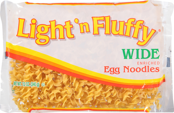 Light 'n Fluffy Egg Noodles, Wide, Enriched