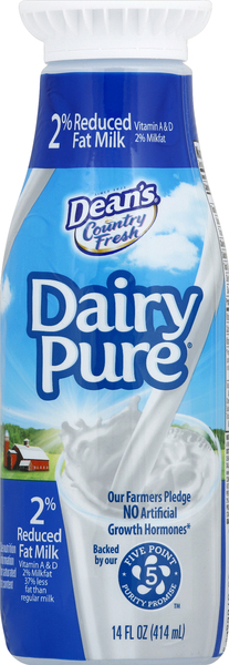 Dean's Country Fresh Milk, Reduced Fat, 2% Milkfat
