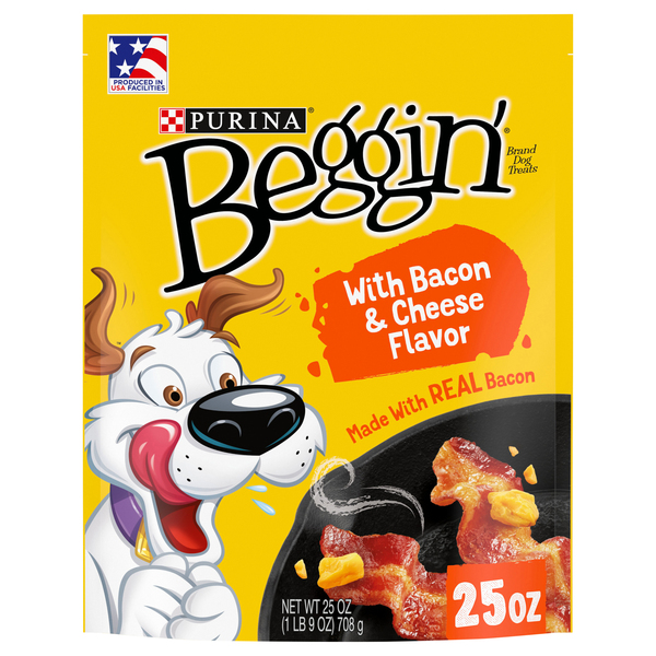 Beggin' Dog Treats, with Bacon & Cheese Flavor