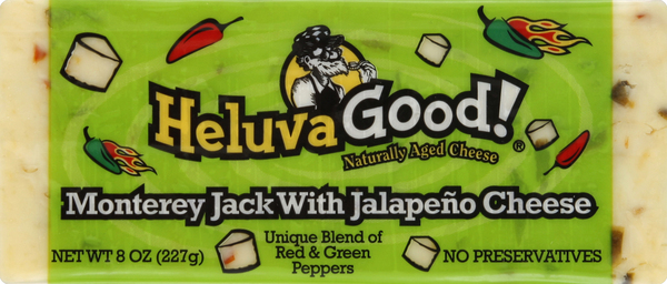Heluva Good Cheese, Monterey Jack, with Jalapeno