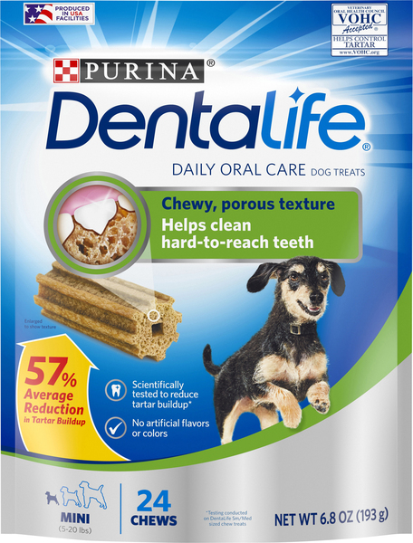 DentaLife Dog Treats, Mini (5-20 lbs)