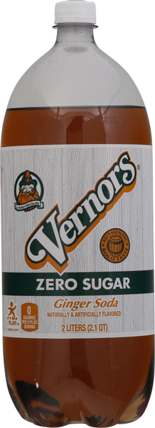 Vernors Soda, Zero Sugar, Ginger