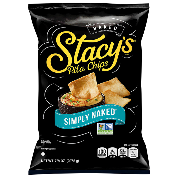 Stacy's Pita Chips, Simply Naked, Baked