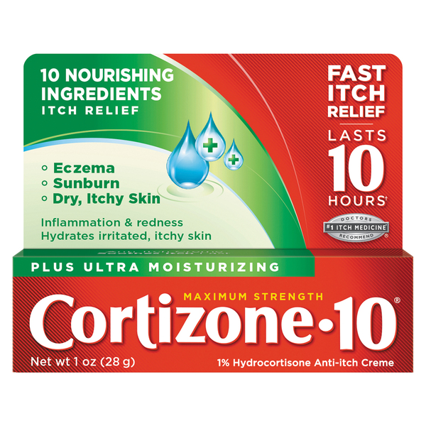 Cortizone-10 Anti-Itch Creme, Maximum Strength, Plus Ultra Moisturizing