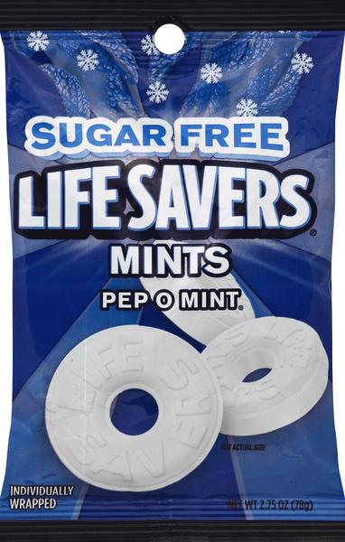 Life Savers Mints, Sugar Free, Pep O Mint