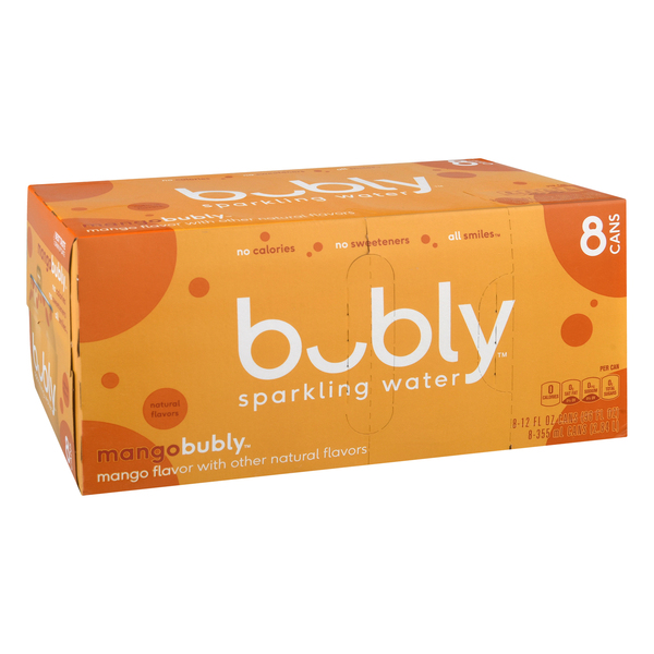 bubly Sparkling Water, Mango