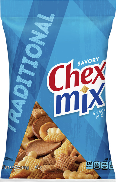 Chex Mix Snack Mix, Traditional, Savory