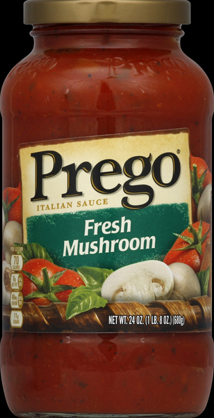 Prego Italian Sauce, Fresh Mushroom