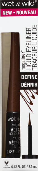 Wet n Wild Liquid Eyeliner, Define, Metallic Brown 112A