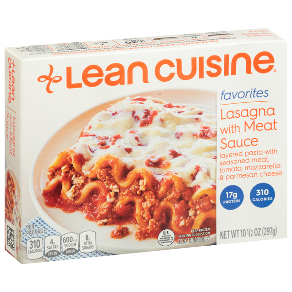 Lean Cuisine Lasagna with Meat Sauce