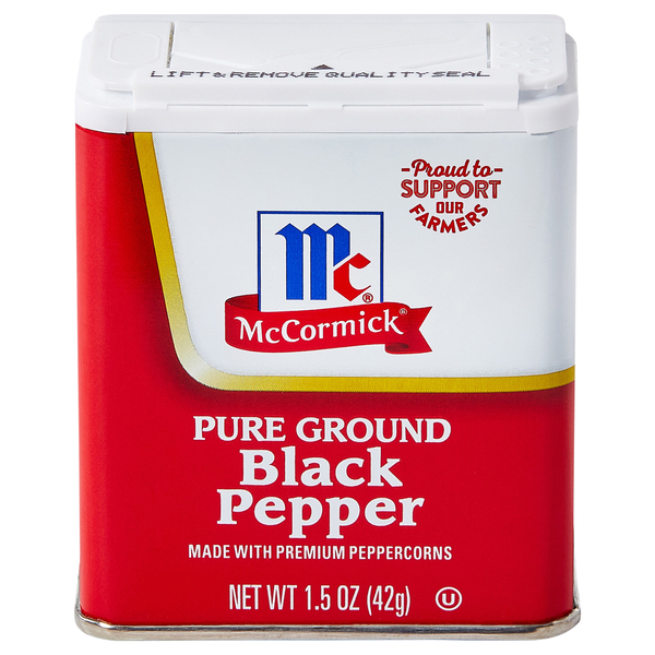 McCormick Black Pepper, Pure Ground