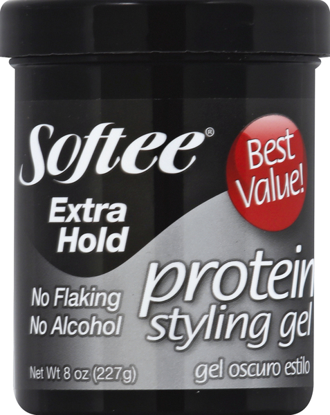 Softee Styling Gel, Protein, Extra Hold