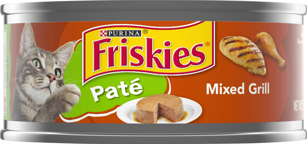 Friskies Cat Food, Mixed Grill