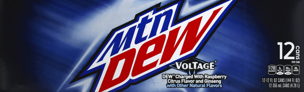 Mountain Dew Soda, Voltage