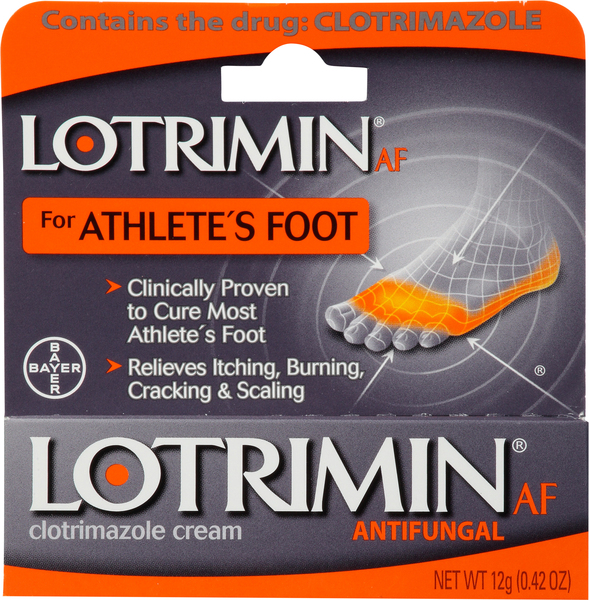 Lotrimin Clotrimozole Cream, for Athlete's Foot, Antifungal