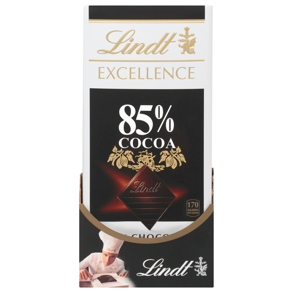 Lindt Dark Chocolate, Extra Dark, 85% Cocoa