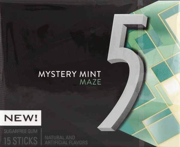 5 Maze Mystery Mint Gum