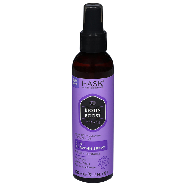 Hask Leave-in Spray, Biotin Boost, 5-in-1