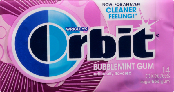 Orbit Gum, Sugarfree, Bubblemint