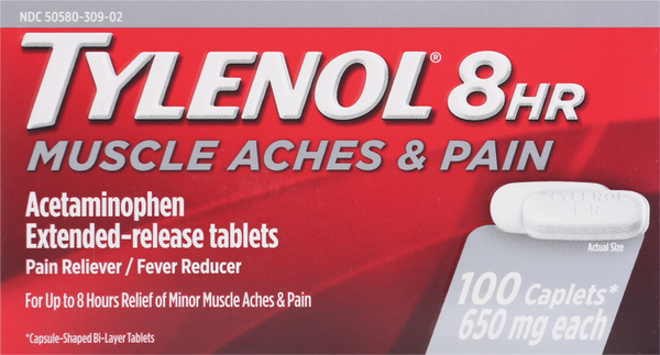 Tylenol Muscle Aches & Pain, 650 mg, Caplets