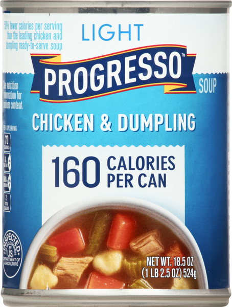 Progresso Soup, Light, Chicken & Dumpling