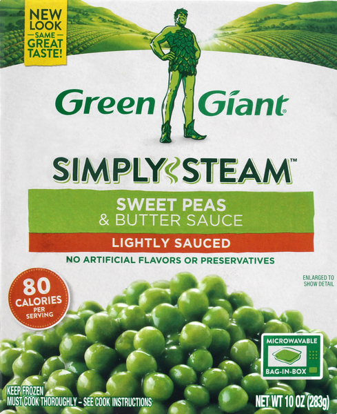 Green Giant Sweet Peas & Butter Sauce, Lightly Sauced