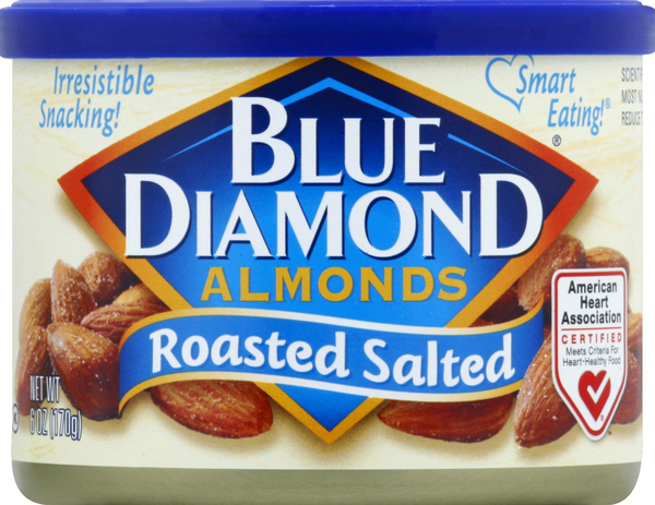 Blue Diamond Almonds, Salted, Roasted