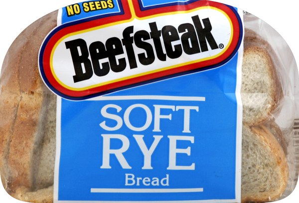 Beefsteak Bread, Soft Rye, No Seeds