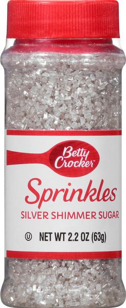 Betty Crocker Sprinkles, Silver Shimmer Sugar