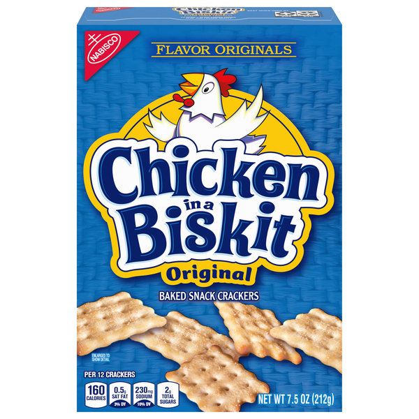 Nabisco Snack Crackers, Original, Baked