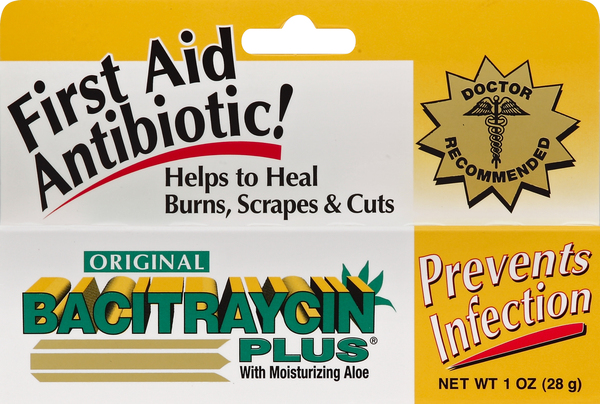 Bacitraycin Plus First Aid Antibiotic, Original