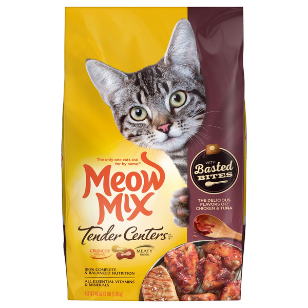 Meow Mix Cat Food Chicken Tuna with Basted Bites Discount Drug Mart