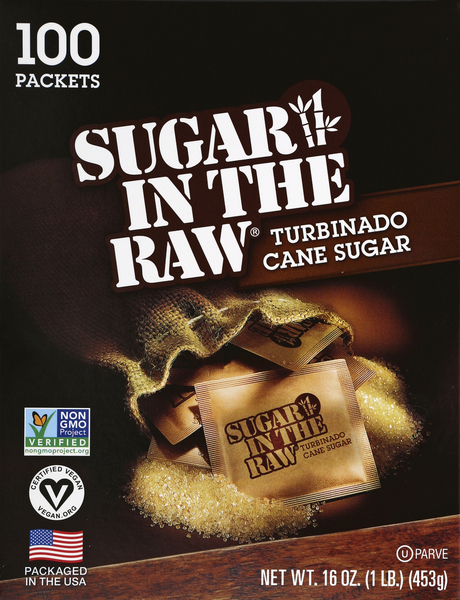 Sugar In The Raw Turbinado Cane Sugar, Packets
