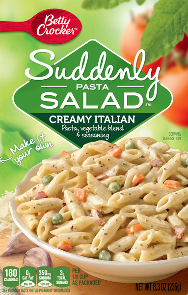 Suddenly Pasta Salad Pasta, Creamy Italian