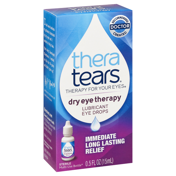 TheraTears Lubricant Eye Drops, Sterile, Multi-Use Bottle
