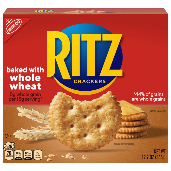 Nabisco Ritz Crackers Whole Wheat