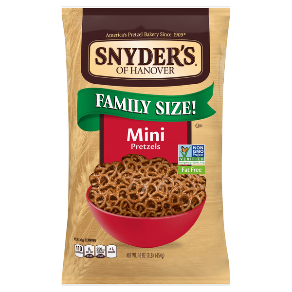 Snyder's Of Hanover Family Size! Mini Pretzels