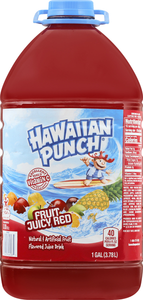 Hawaiian Punch Juice Drink, Fruit Juicy Red