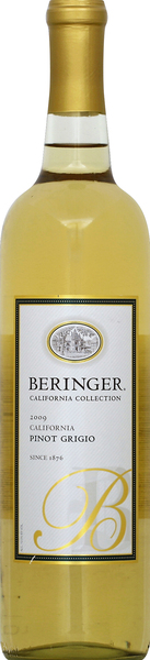 Beringer Pinot Grigio, California, 2009
