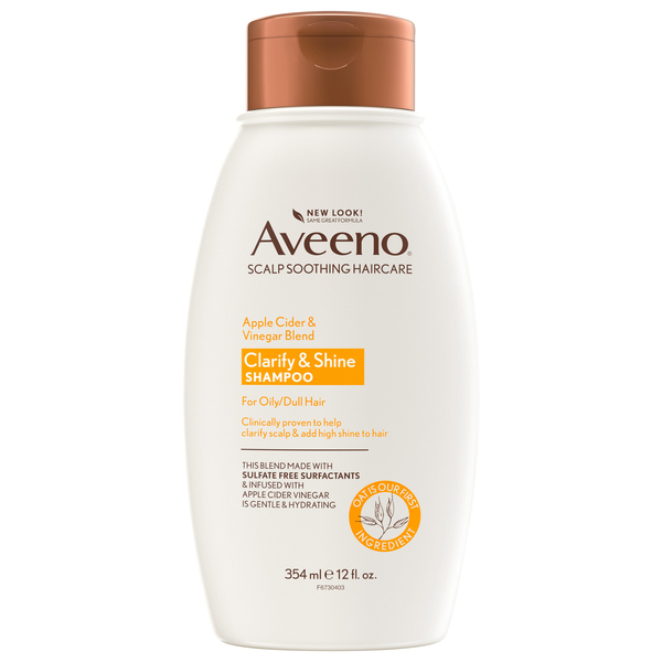 Aveeno Shampoo, Apple Cider & Vinegar Blend, Clarify & Shine