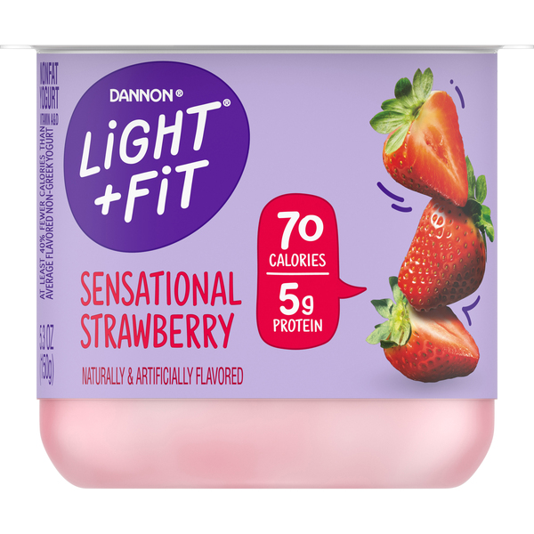 Light + Fit Original Sensational Strawberry Nonfat Yogurt
