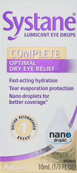 Systane Eye Drops, Complete, Lubricant