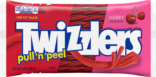 Twizzlers Candy, Pull 'N' Peel, Cherry